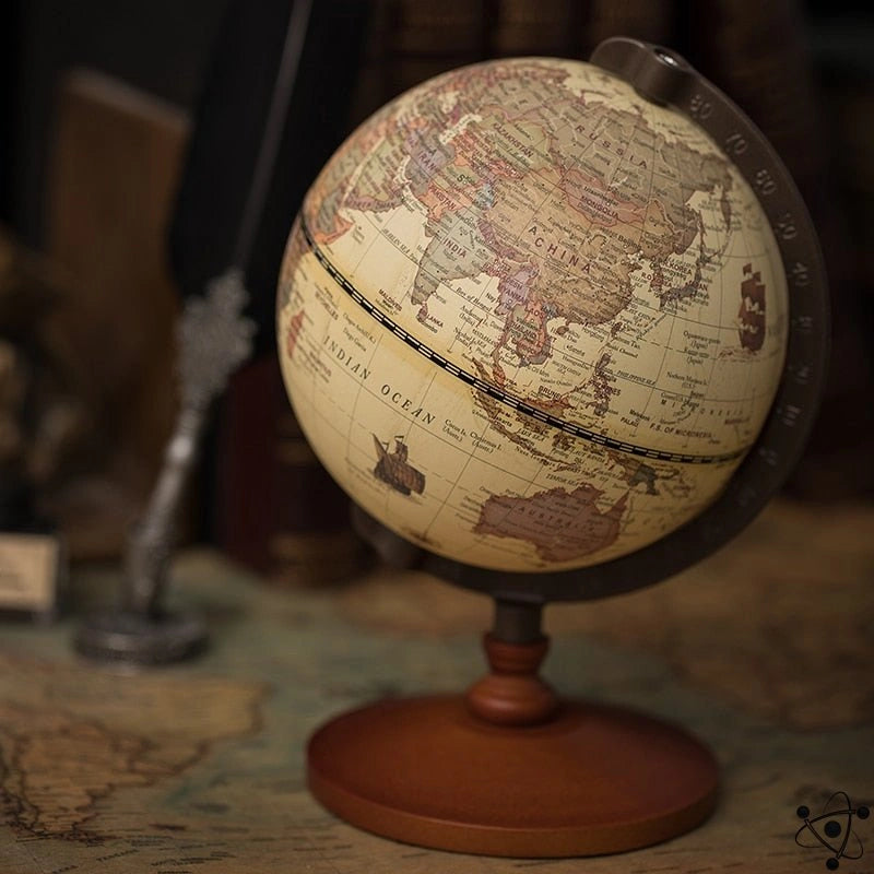 Vintage Earth Globe Science Decor