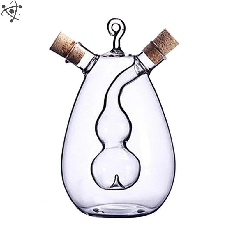Anti-leak Oil Pot Glass Condiment Science Decor