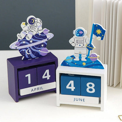 Astronaut Desk Calendar Science Decor
