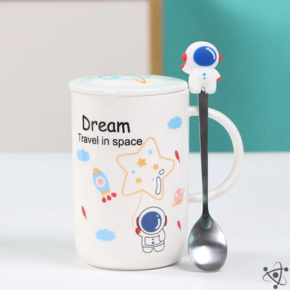 Astronaut Planet Mugs Science Decor