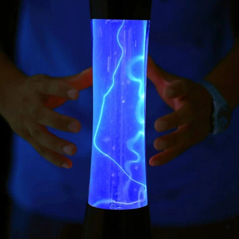 Blue Tube Plasma Lamp Science Decor
