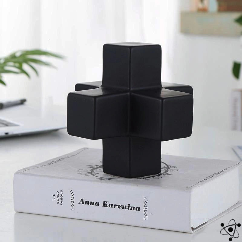 Ceramic Decoration Cube Science Decor