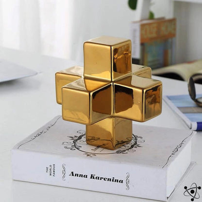 Ceramic Decoration Cube Science Decor
