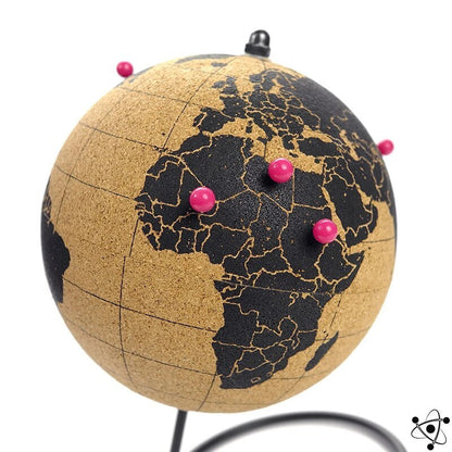 Cork Globe Science Decor