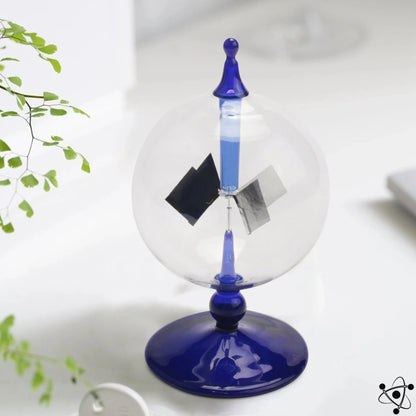 Crookes Radiometer Blue Science Decor