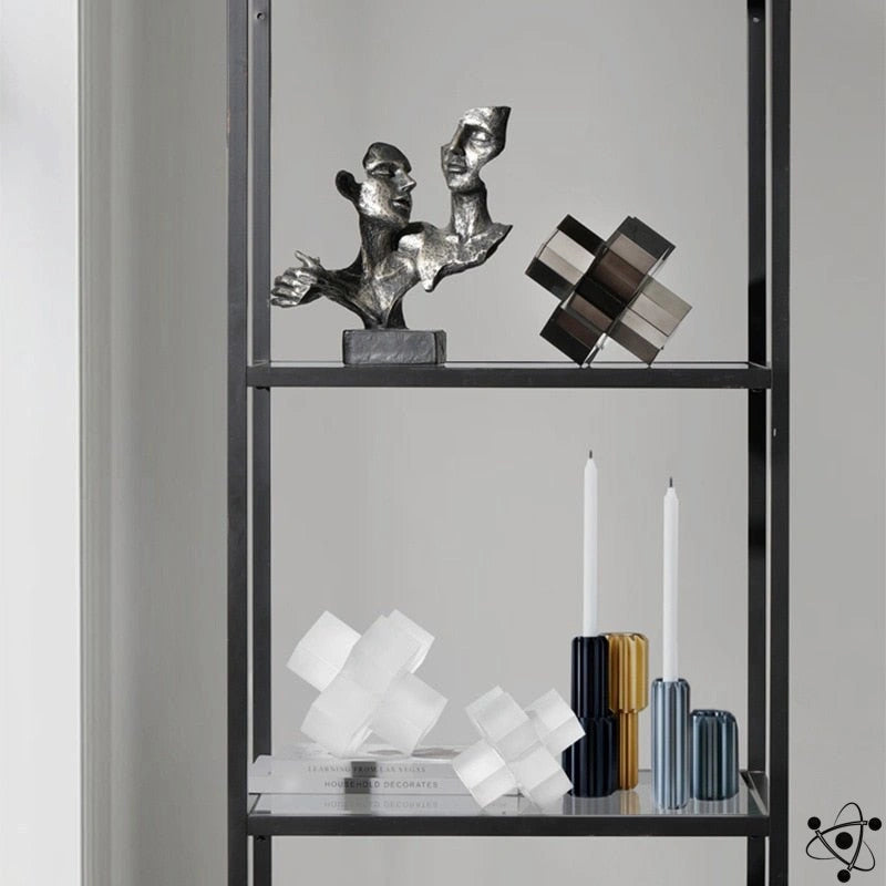 Crystal Decoration Cube Science Decor