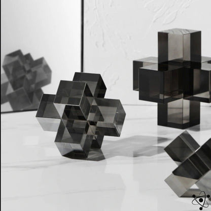 Crystal Decoration Cube Science Decor
