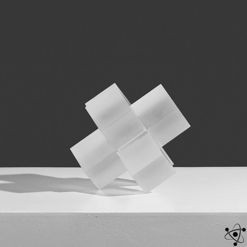Crystal Decoration Cube Science Decor