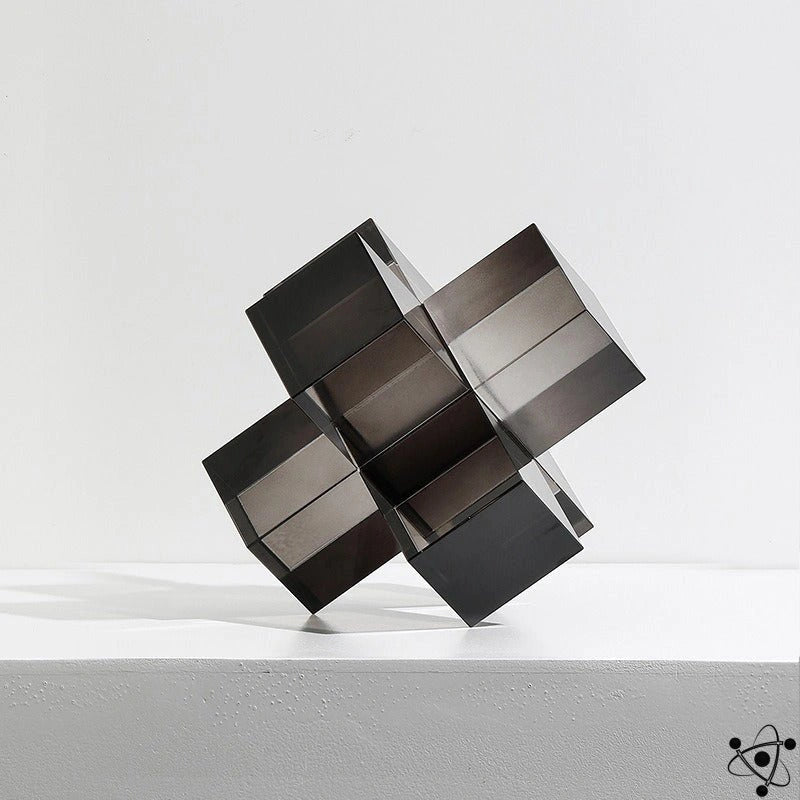 Crystal Decoration Cube Science Decor