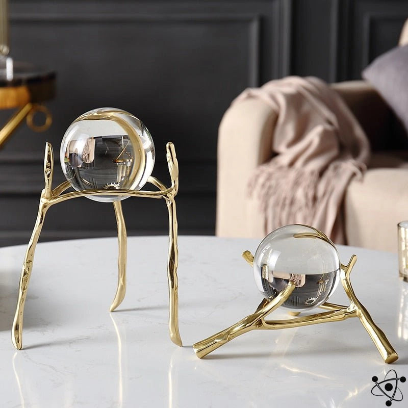 Crystal Sphere Science Decor