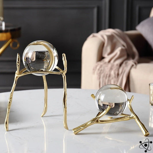Crystal Sphere Science Decor