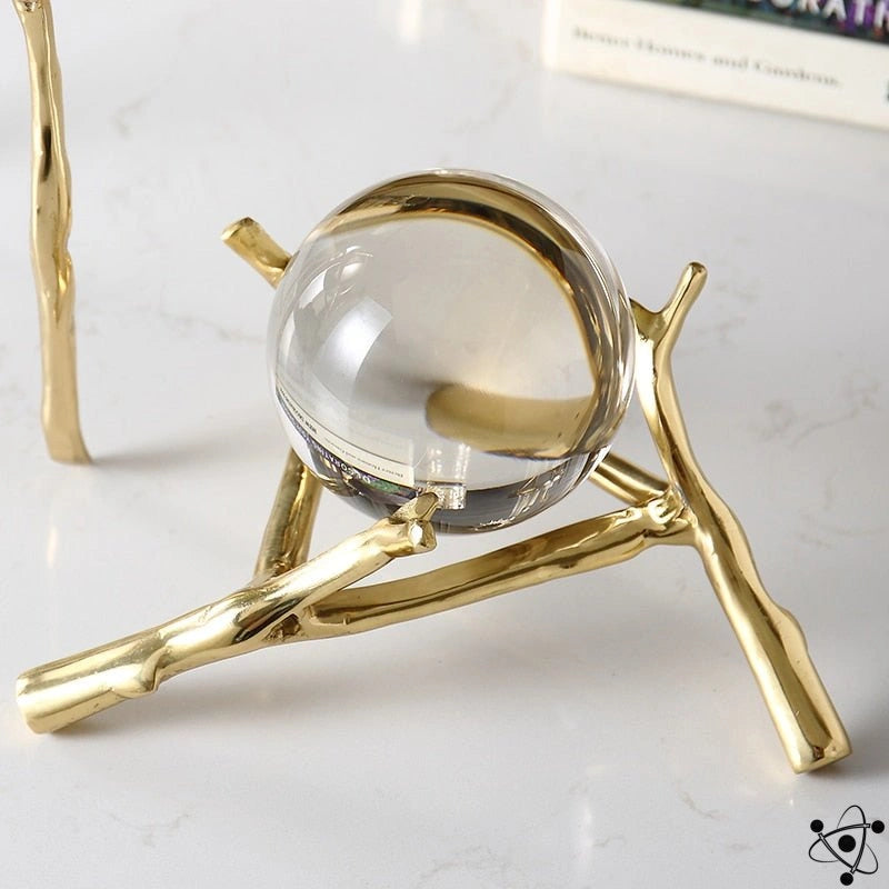 Crystal Sphere Science Decor