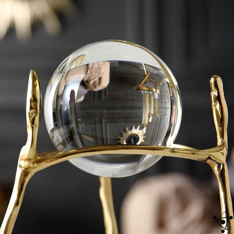 Crystal Sphere Science Decor