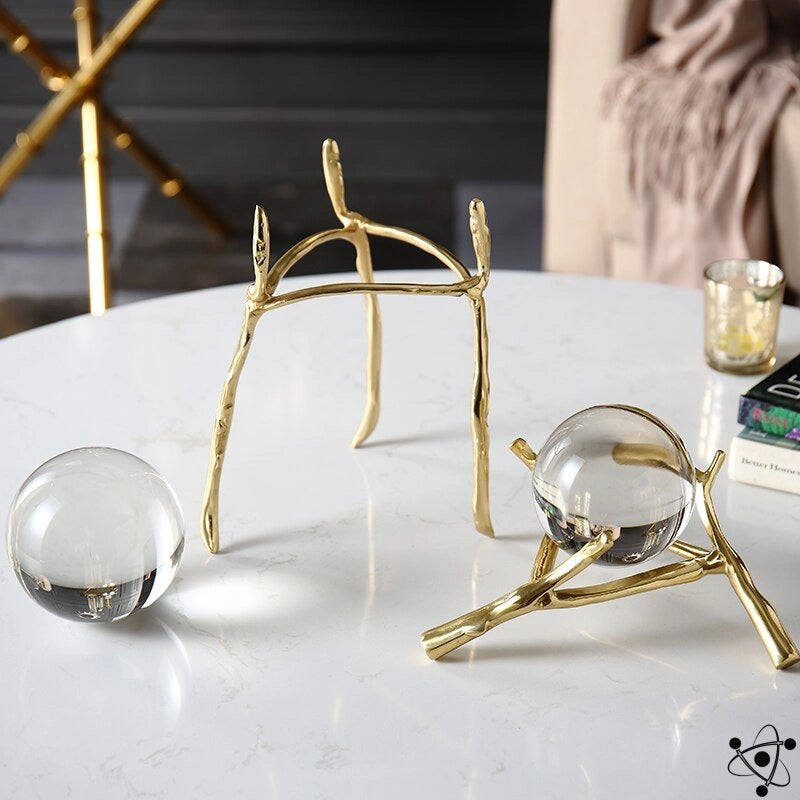 Crystal Sphere Science Decor