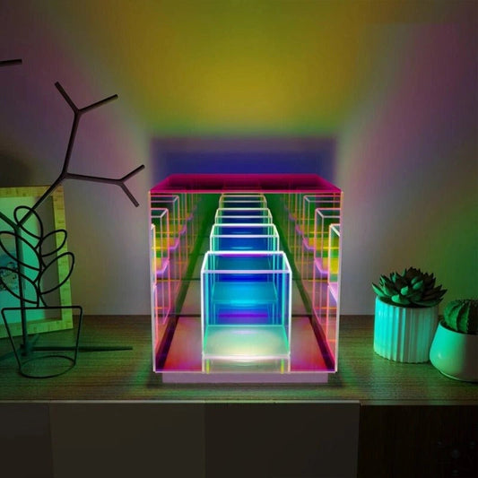 Cube Infinity Lamp Science Decor