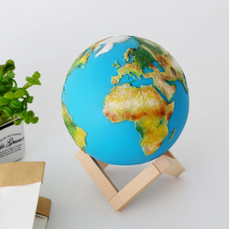 Earth Night Light Science Decor