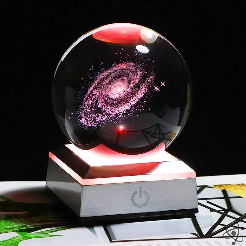 Galaxy Crystal Sphere Science Decor