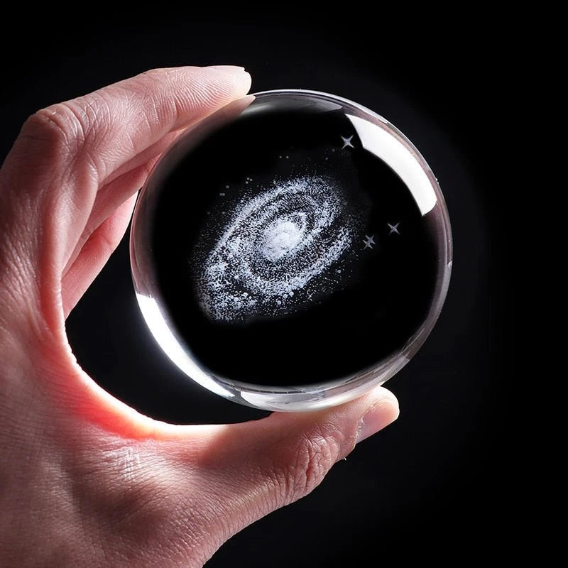 Galaxy Crystal Sphere Science Decor