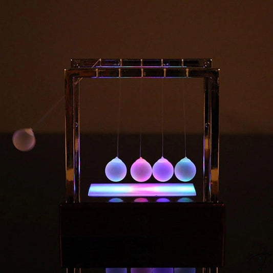 Luminous Newton's Pendulum Science Decor
