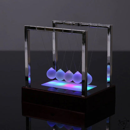 Luminous Newton's Pendulum Science Decor