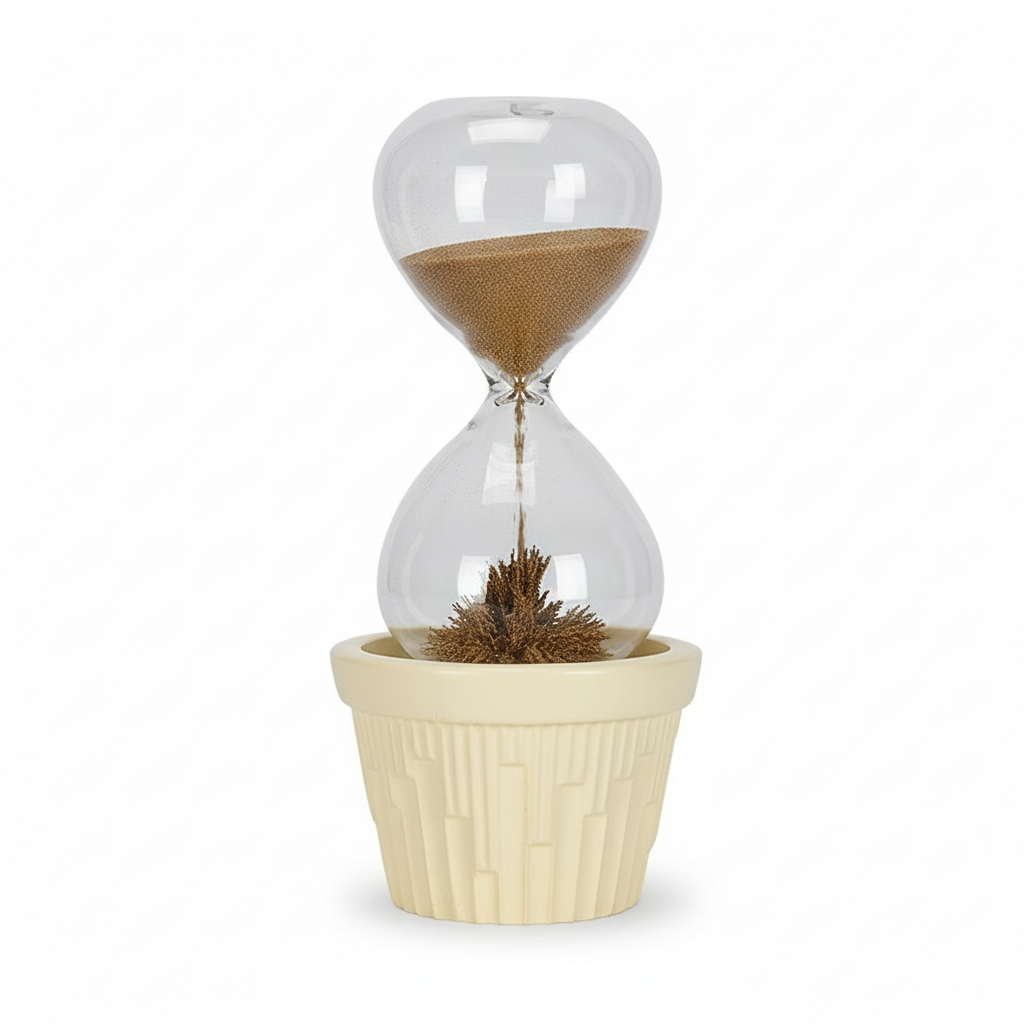 Magnetic Hourglass Fun Science Decor