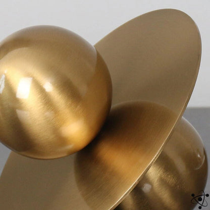 Metal Sphere Science Decor