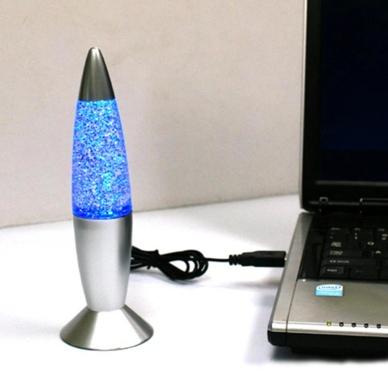 Multicolored Lava Lamp Science Decor