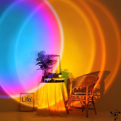 Multicolored Sunset Lamp Science Decor