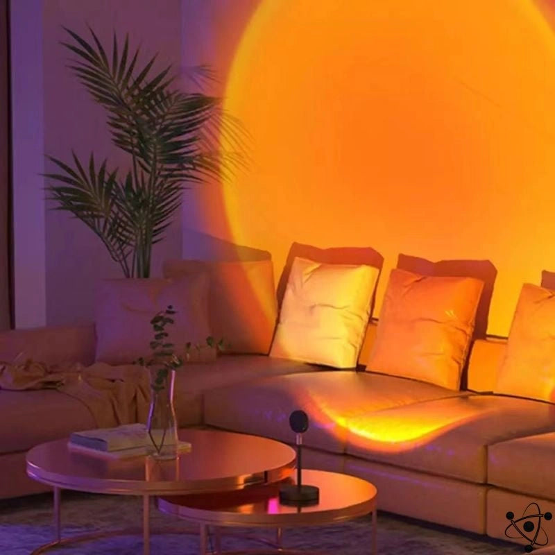 Multicolored Sunset Lamp Science Decor