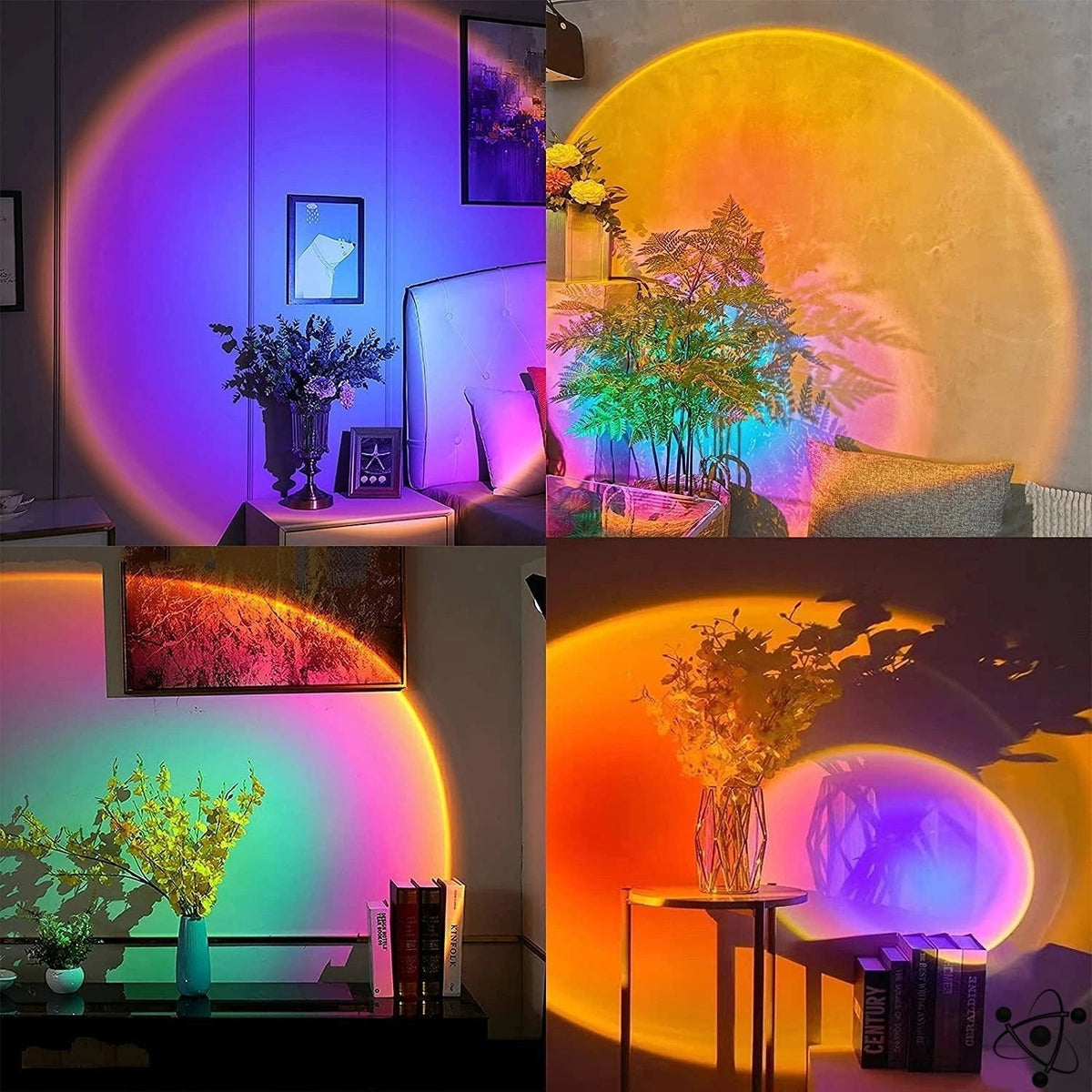 Multicolored Sunset Lamp Science Decor