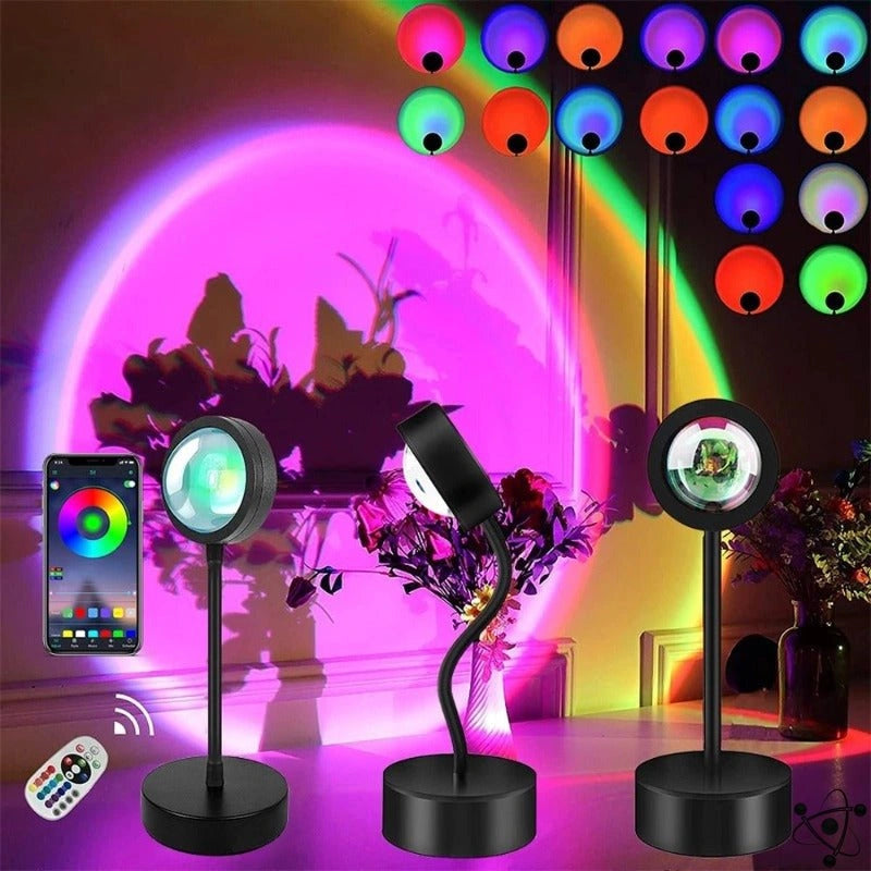 Multicolored Sunset Lamp Science Decor