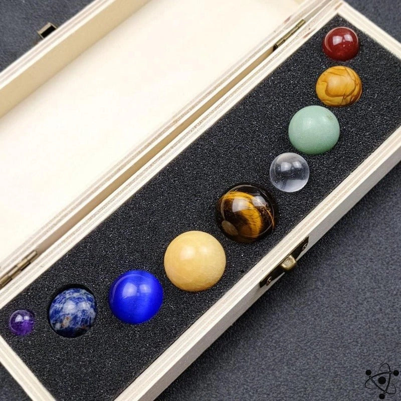Natural Stones Solar System Science Decor