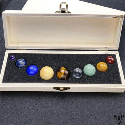 Natural Stones Solar System Science Decor