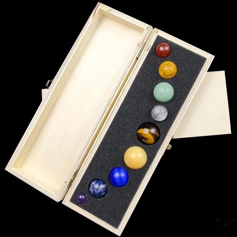 Natural Stones Solar System Science Decor