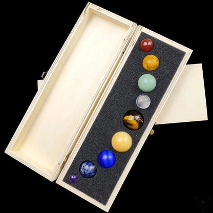 Natural Stones Solar System Science Decor