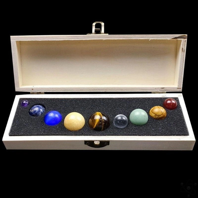 Natural Stones Solar System Science Decor
