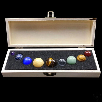 Natural Stones Solar System Science Decor
