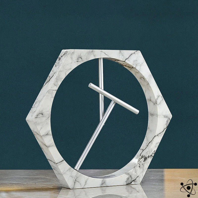Newton's Double Pendulum in Aluminum Science Decor