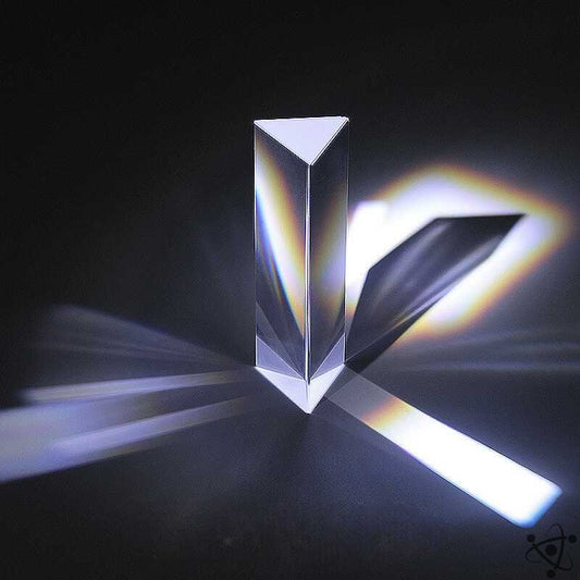 Optical White Traditionnal Prism Science Decor
