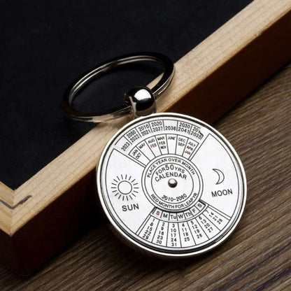 Perpetual Calendar Keychain Science Decor