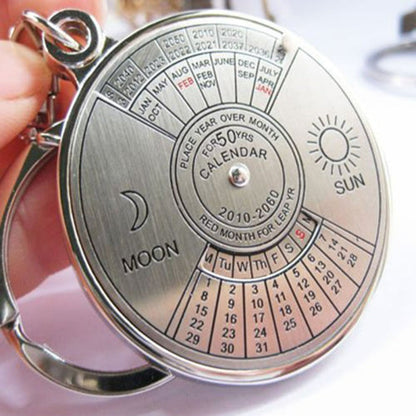 Perpetual Calendar Keychain Science Decor