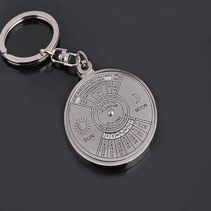 Perpetual Calendar Keychain Science Decor