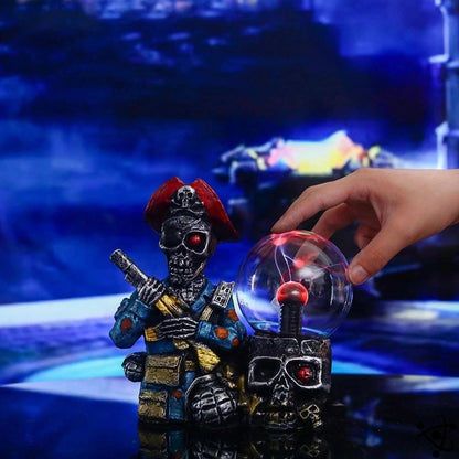 Plasma Lamp Pirate Zombie Science Decor