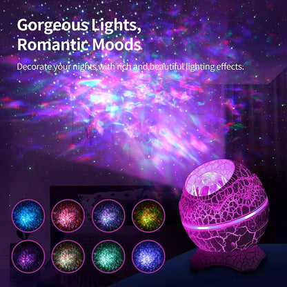 Projector Galaxy Stars Egg Science Decor