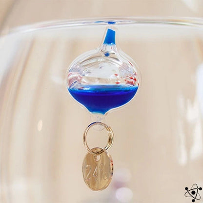 Round Galileo Thermometer Science Decor