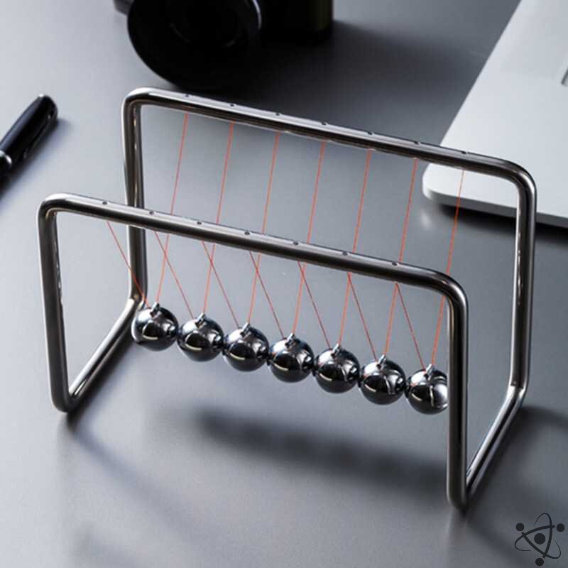 Silver Metal Newton Balls Science Decor