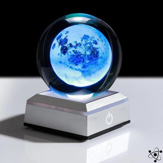 Solar System Crystal Night Light Science Decor