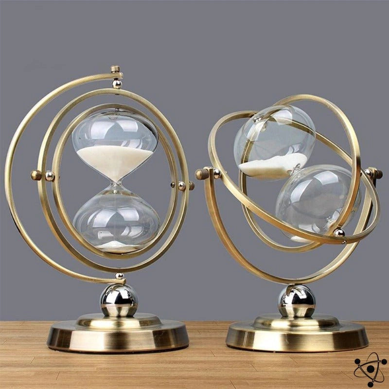 Spherical Hourglass Science Decor