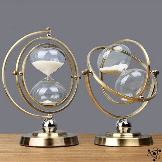 Spherical Hourglass Science Decor