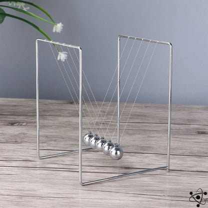 Steel Newton's Pendulum Science Decor